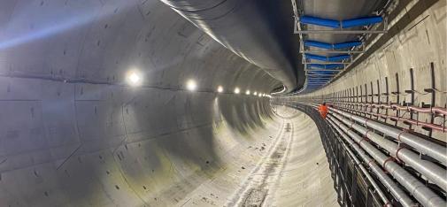 El enorme túnel del proyecto HS2 ofrece unas vistas fascinantes.