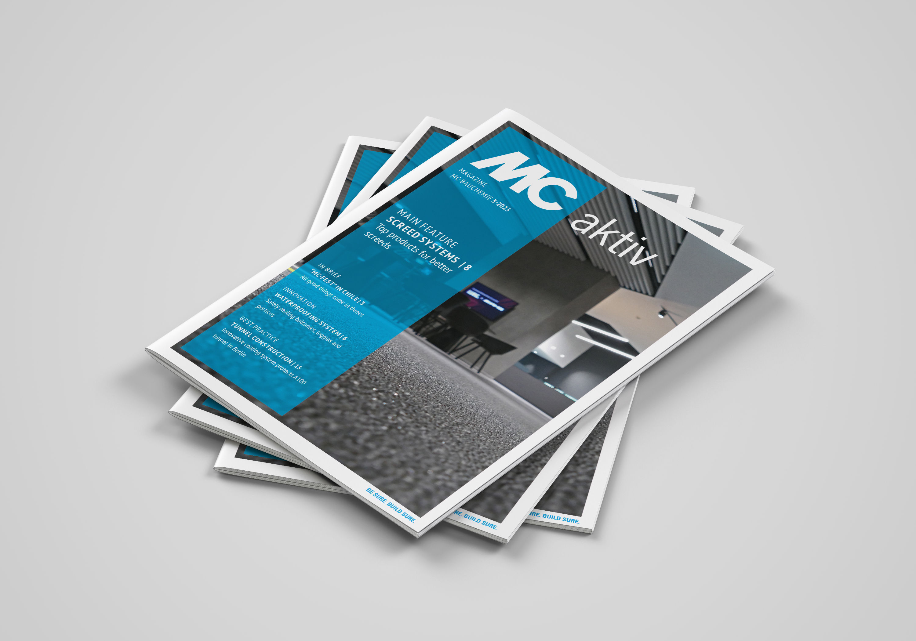 El tercer número de nuestra revista para clientes MC aktiv se centra en los pavimentos y en las soluciones de MC para diferentes requisitos.