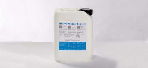 MC-Bauchemie ha lanzado el nuevo líquido limpiador de herramientas y equipos respetuoso con el medio ambiente MC-Cleaner eco